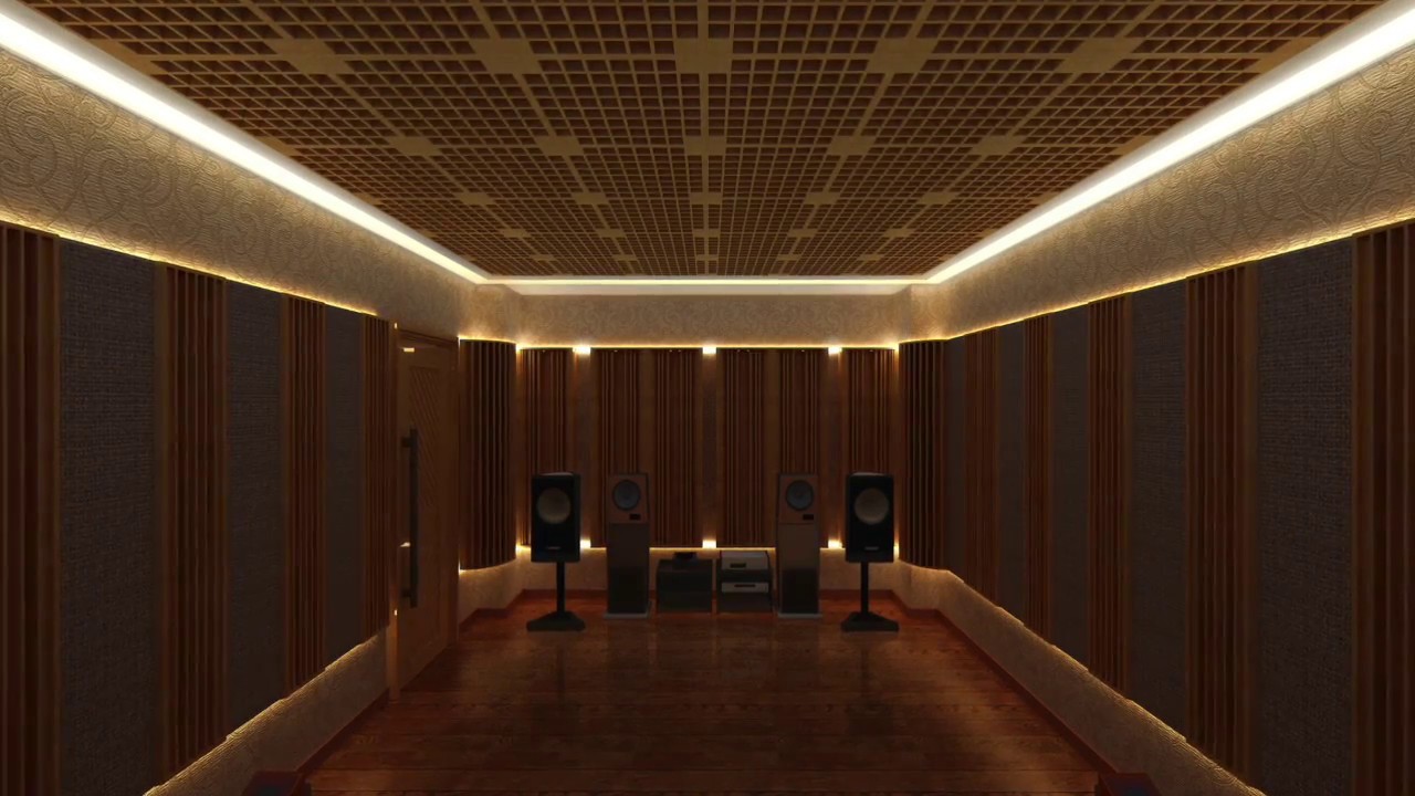 Hi-Fi room acoustic treatment demo