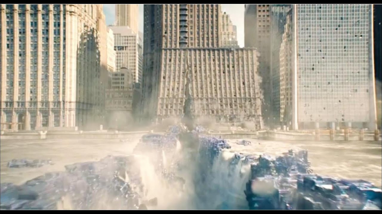 The scene Luthor creates a rift that splits the city in half. #superman #subscribe #trending