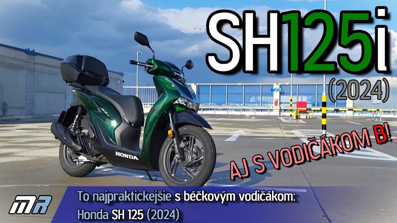 To najpraktickejšie s béčkovým vodičákom - Honda SH 125 (2024) - motoride.sk