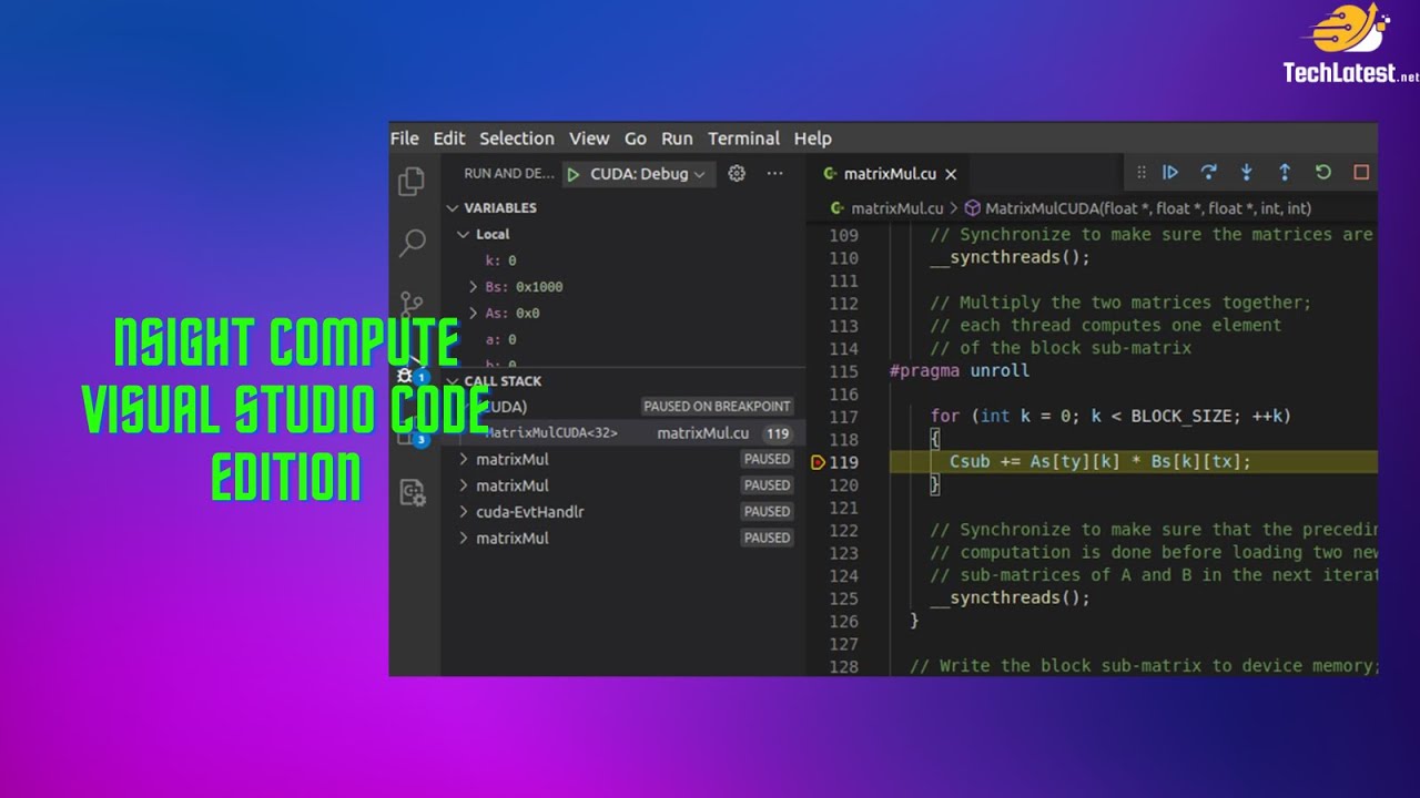12 - Nsight Compute Visual Studio Code Edition