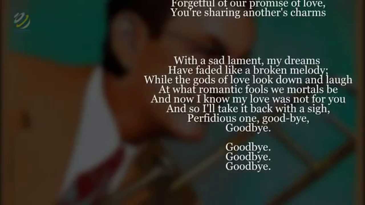 The Music Of Glenn Miller - Perfidia (Lyrics)