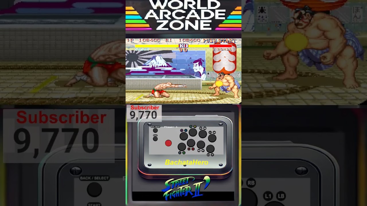 Sagat vs Honda Perfect Round - Street fighter II Champion Edition #sf2ce #retrogaming #shorts