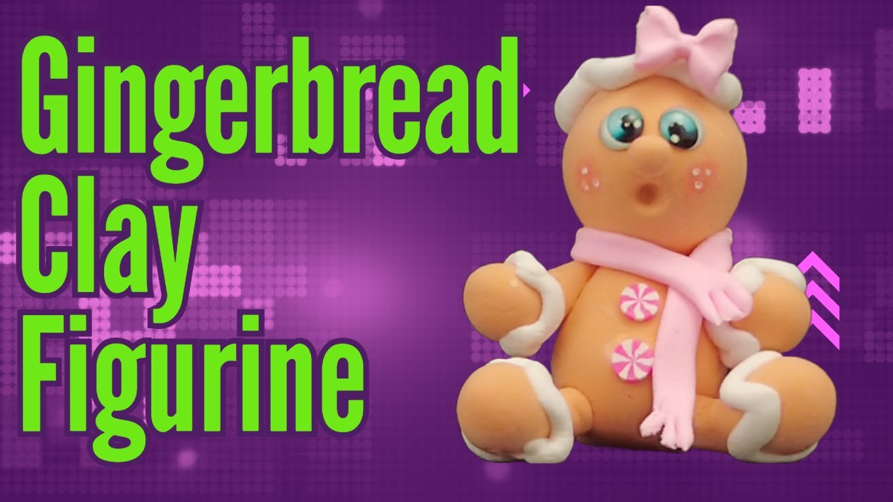 Gingerbread Clay Figurine