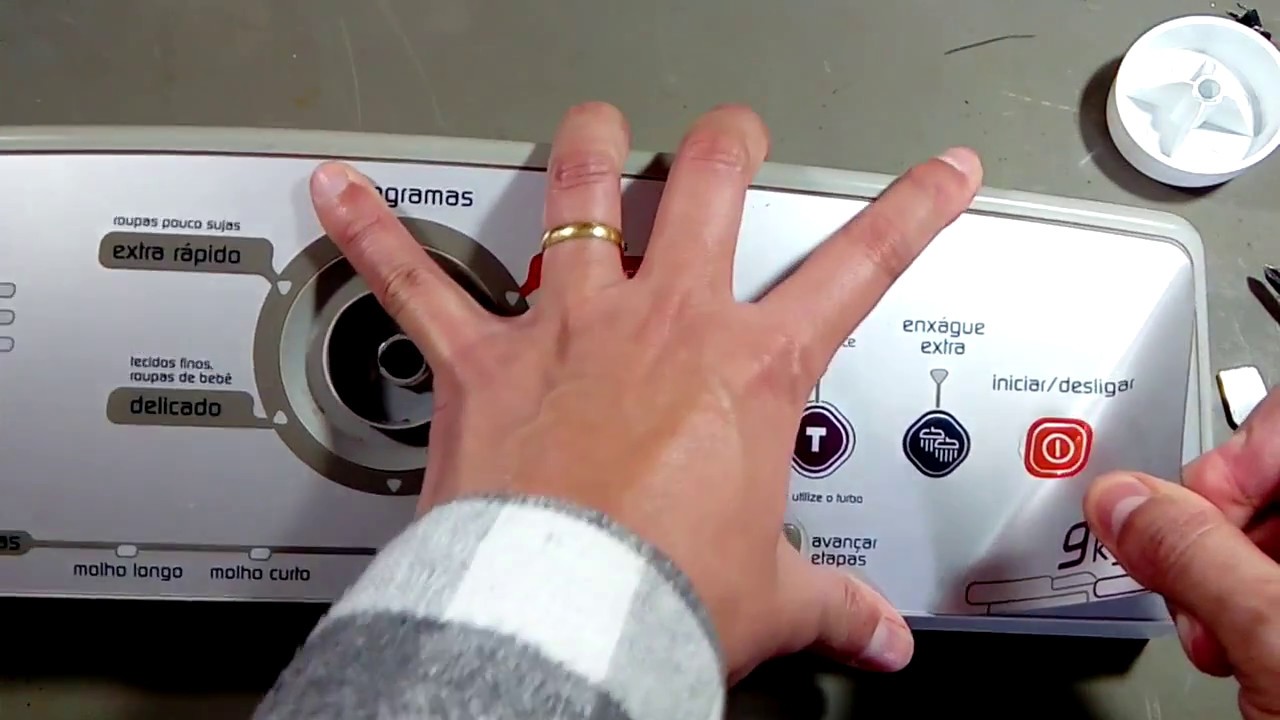 Conserto Lavadora Brastemp Ative 9kg - botões não funcionam
