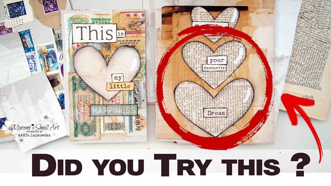❌ STOP spending MONEY 💰 - craft at BUDGET - Art Journaling Ideas ~ ✂️ Maremi's Small Art