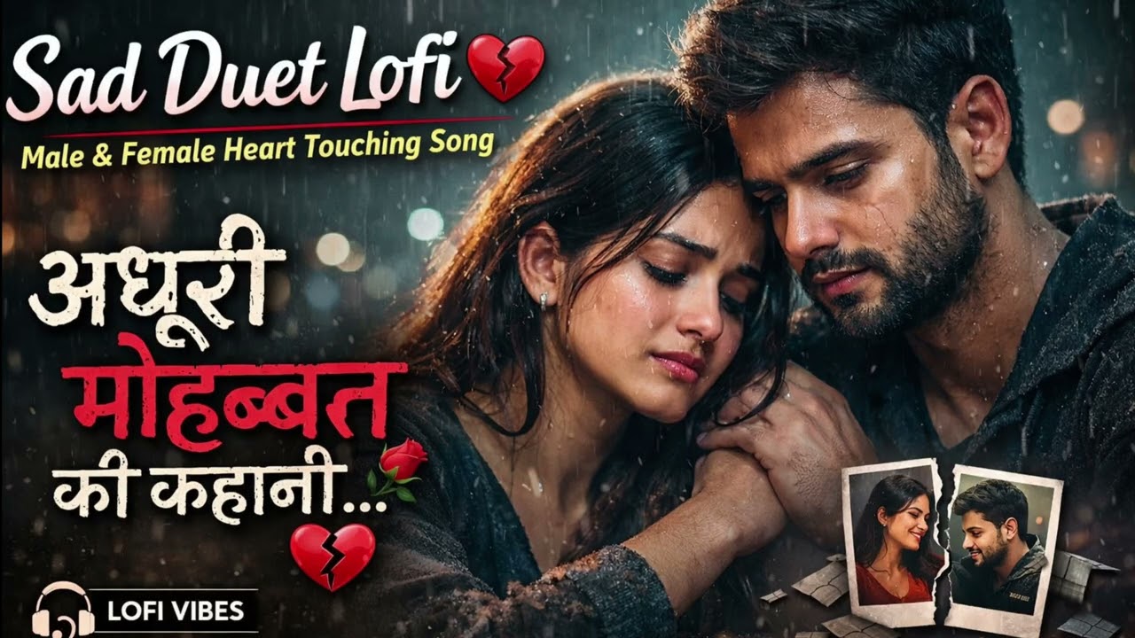 Adhura Pyar Duet Lofi 💔 | Sad Romantic Lyrics 2026. #lofi #song #sad #alone #music #trending 