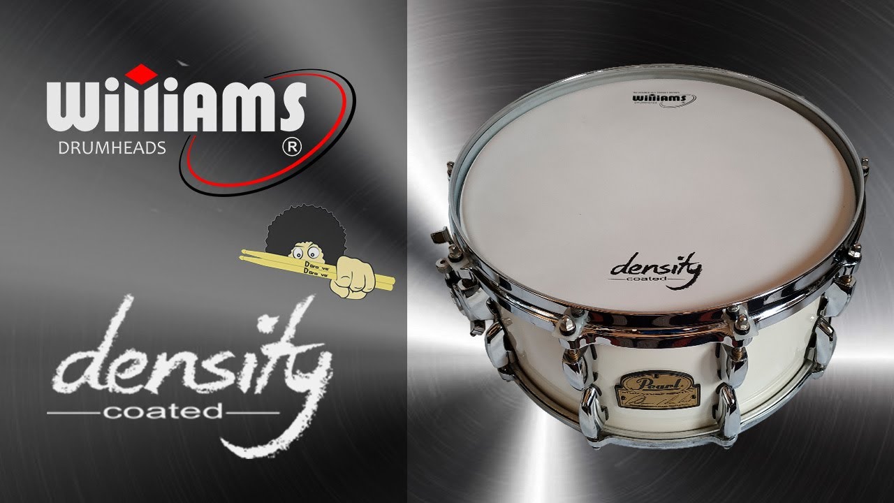 Williams Drumheads Density WC1 Coated(Porosa) Snare &bull; D'Groove Acess&oacute;rios