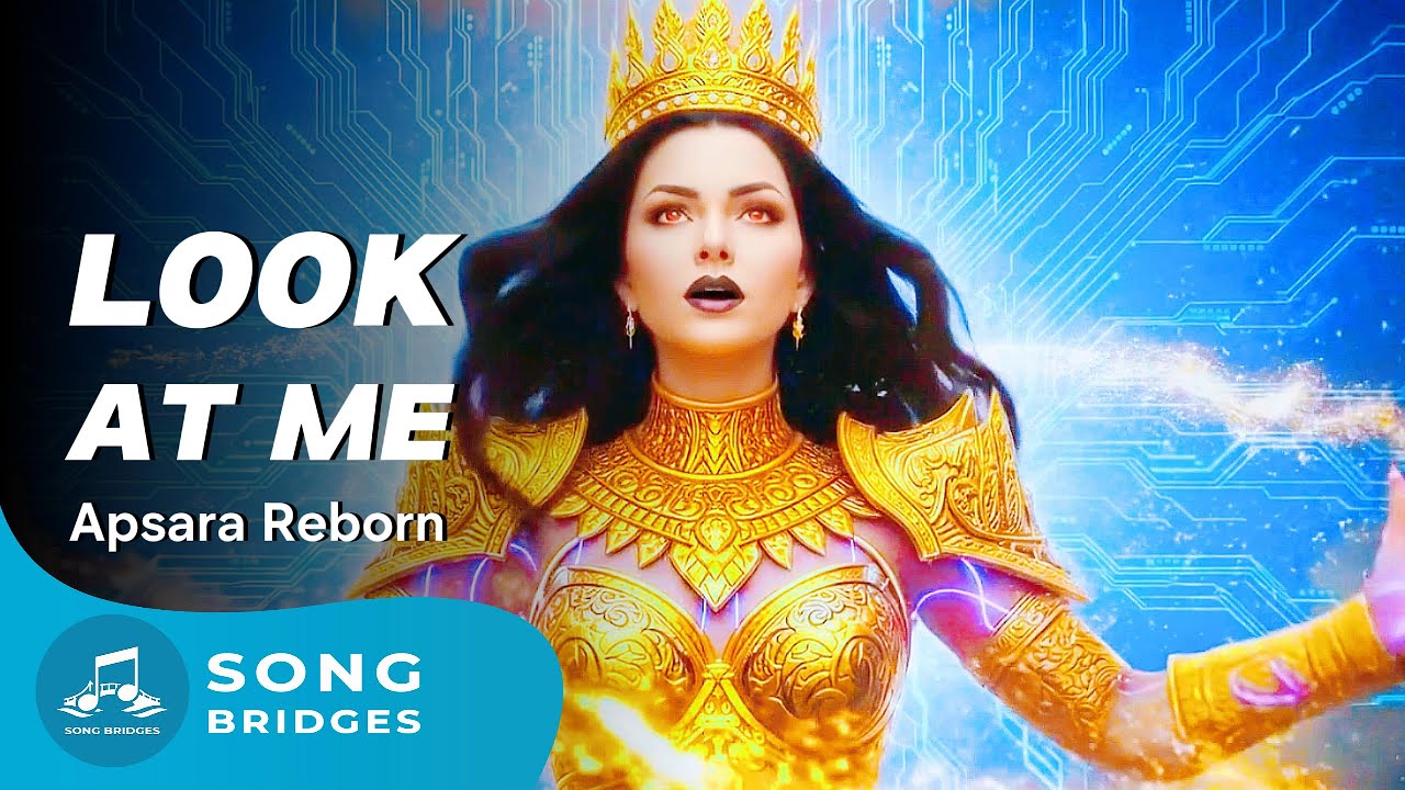 LOOK AT ME - Apsara Reborn (Официальное видео) Древнее искусство встречается с киберпанк-попом