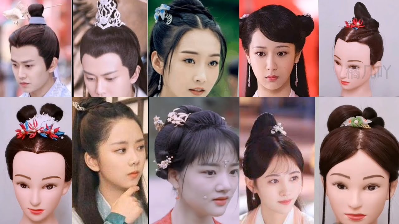 Làm tóc cổ trang Trung Quốc 🇨🇳 Hairdressers in Chinese costumes - Nhã Di Các