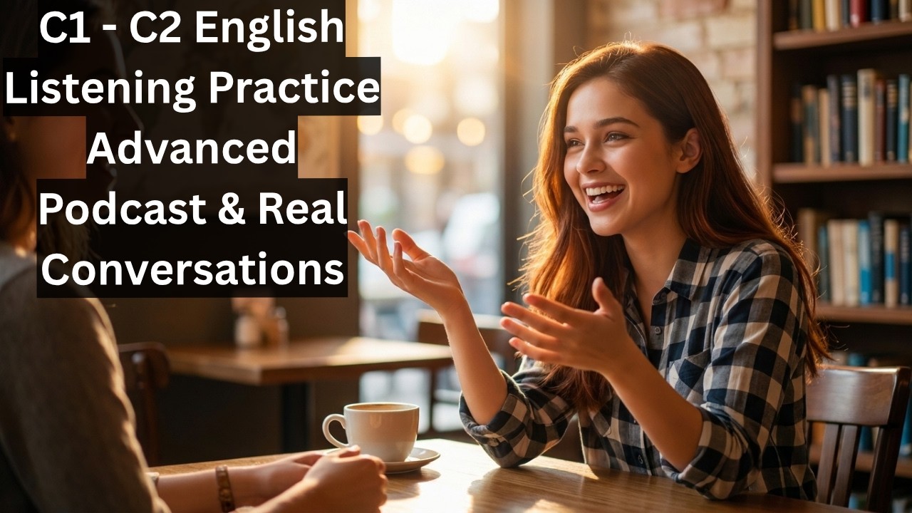 C1–C2, Advanced, Podcast, Real Conversations, Native English, Fluency