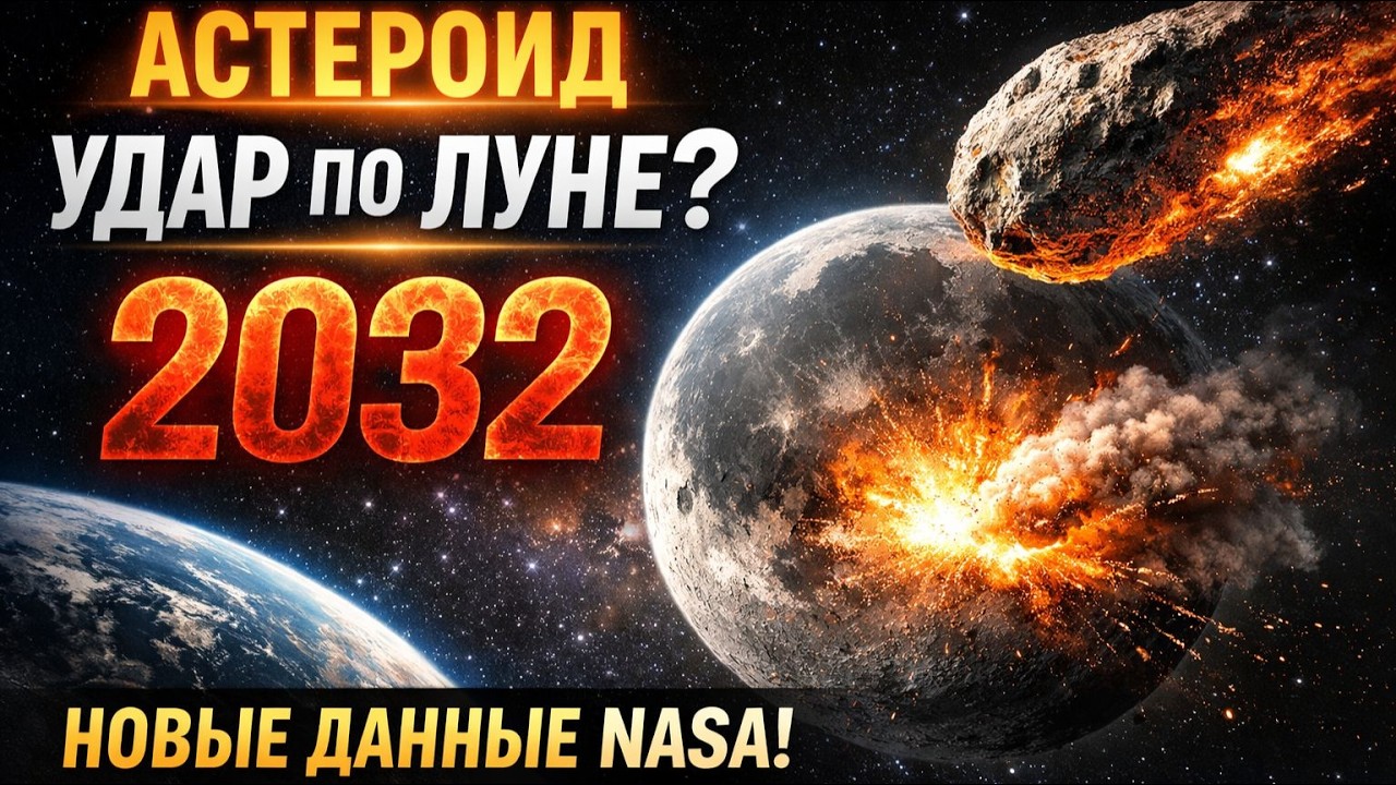NASA: Астероид 2024 YR4 может столкнуться с Луной в 2032 &mdash; новые данные всё изменили