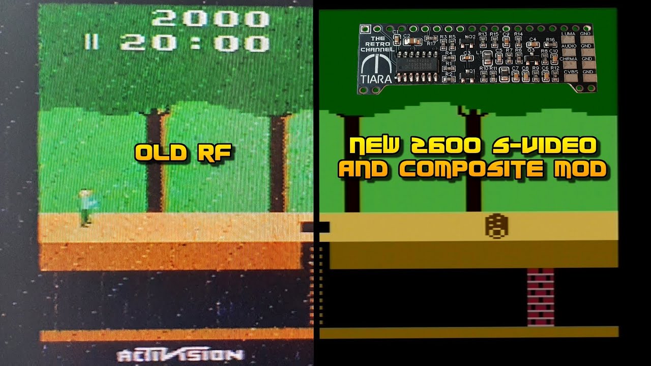 Atari 2600 stunning S-Video and composite upgrade - introducing the TIARA