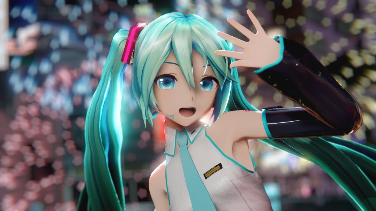 {MMD} Hand in Hand【YYB初音ミク_V3】