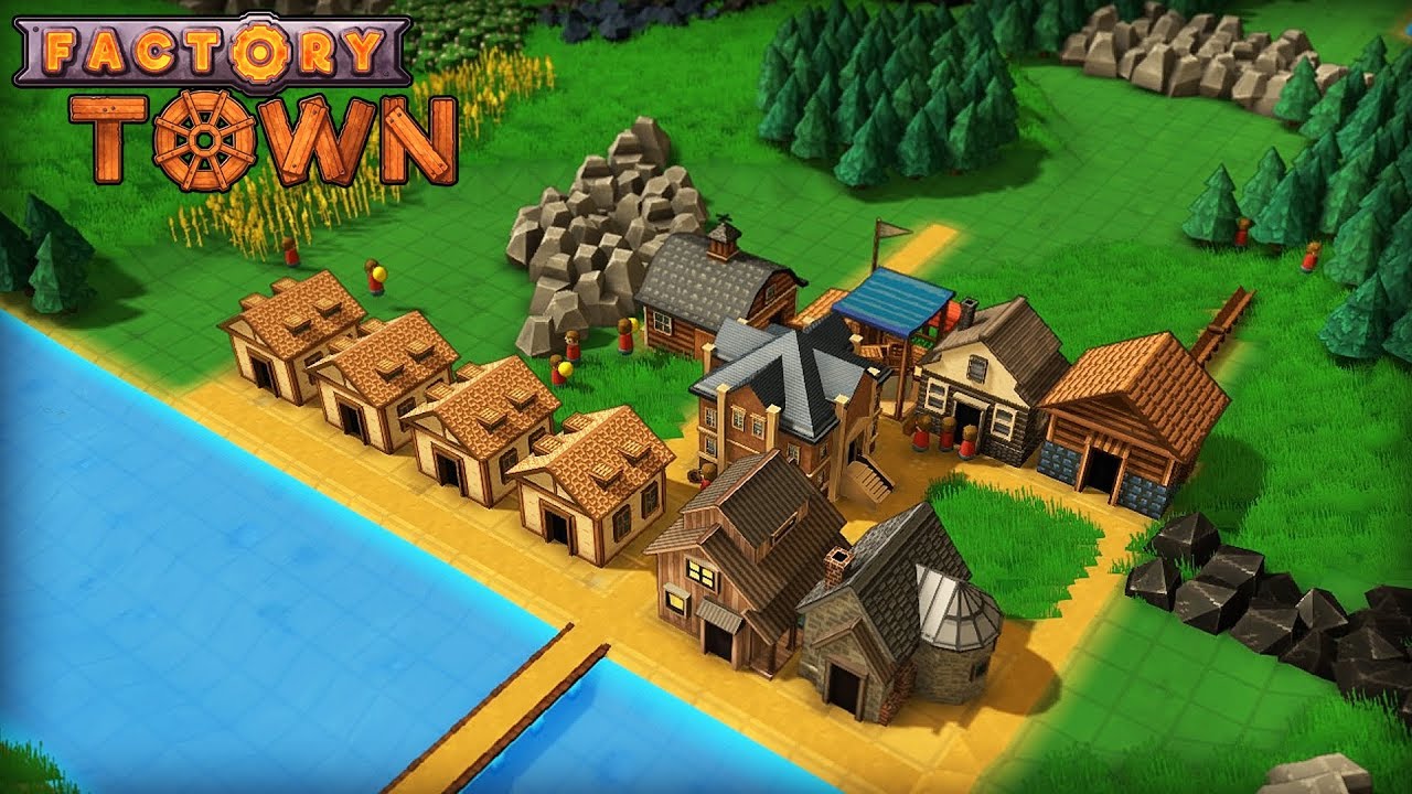 Let's Turn This Village Into a Mega Factory! (Factory Town Gameplay)
