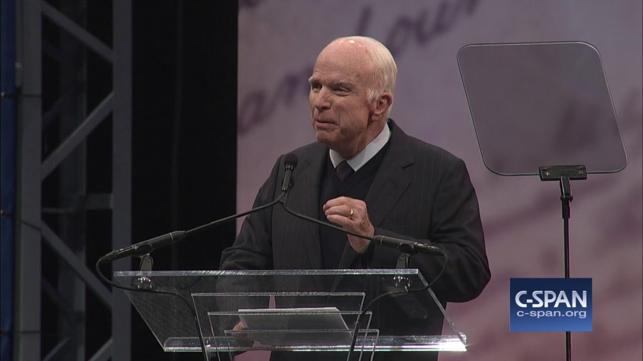 Senator John McCain FULL REMARKS at National Constitution Center (C-SPAN)