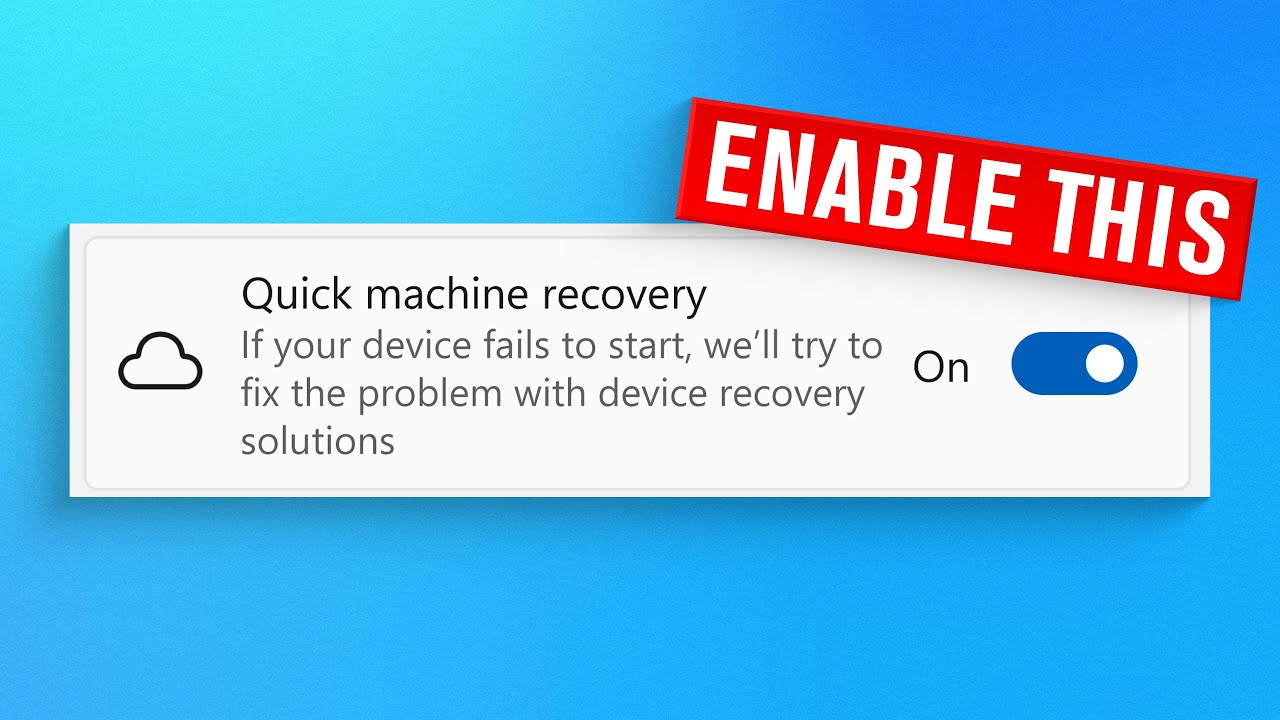 Enable This New Windows Feature (Before It's Too Late)