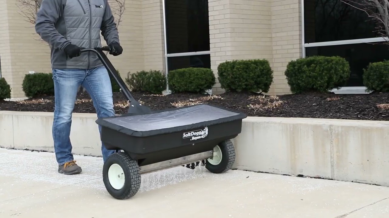 SaltDogg&reg; WB400 Walk Behind Drop Spreader - Product Overview