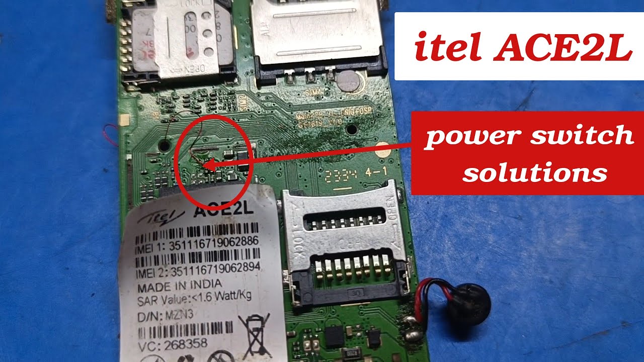 itel ACE2L power button not working solutions #smartphone #frpunlock #power