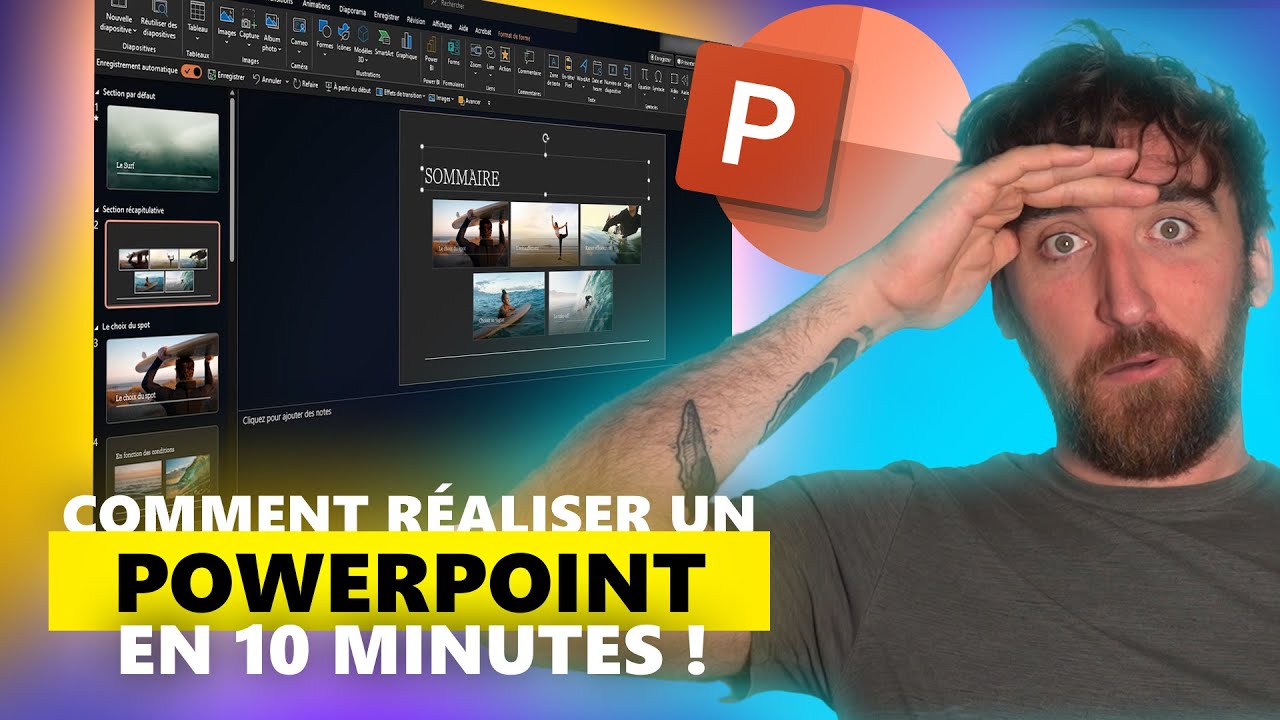 POWERPOINT : cr&eacute;er une pr&eacute;sentation DE QUALIT&Eacute; en 10min ⏱️