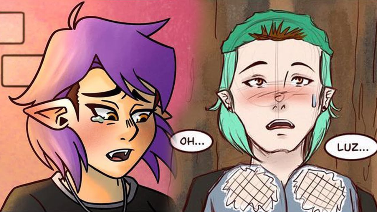 Луз подаёт сигнал о дружбе | Lumity The Owl House Comic Dub