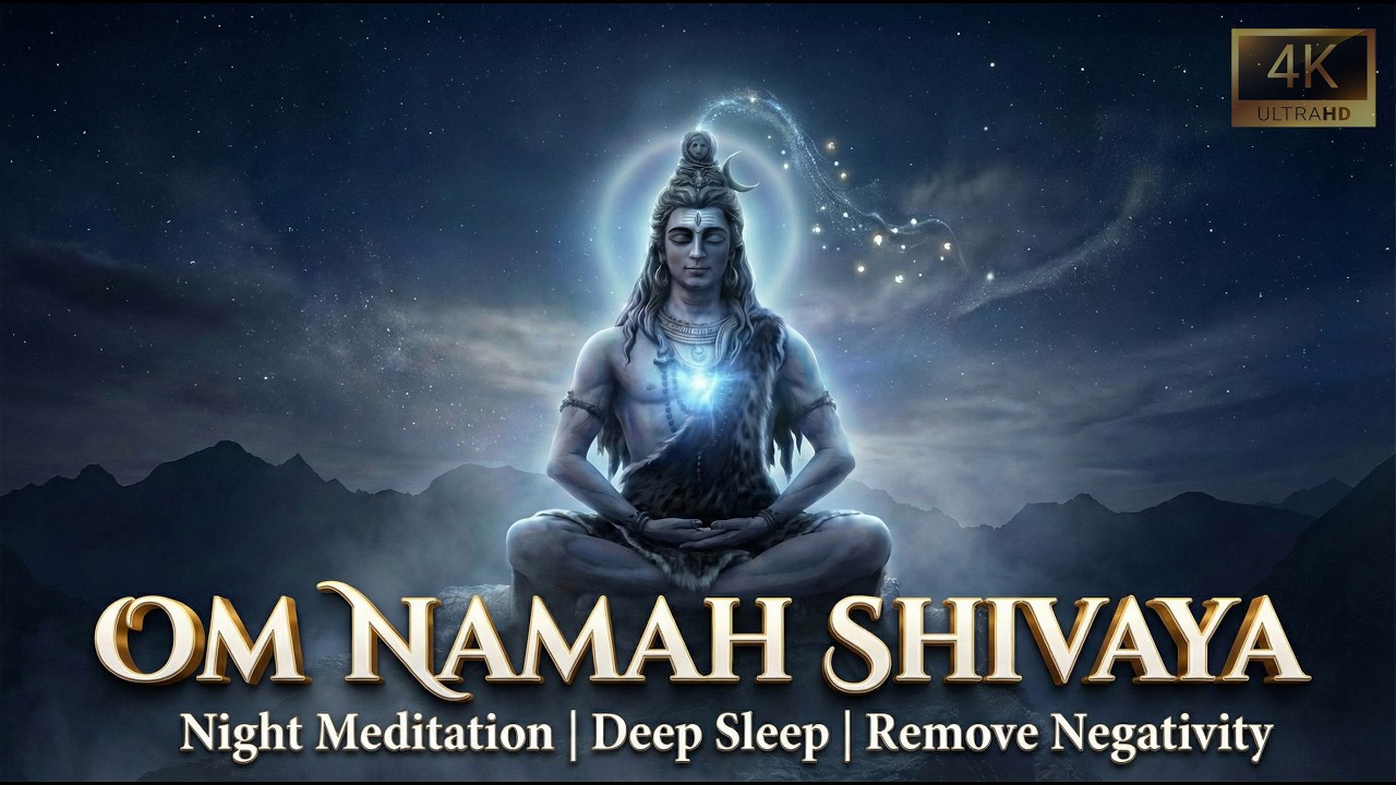 Om Namah Shivaya 🌙 Night Meditation | Deep Sleep | Peaceful Shiva Mantra