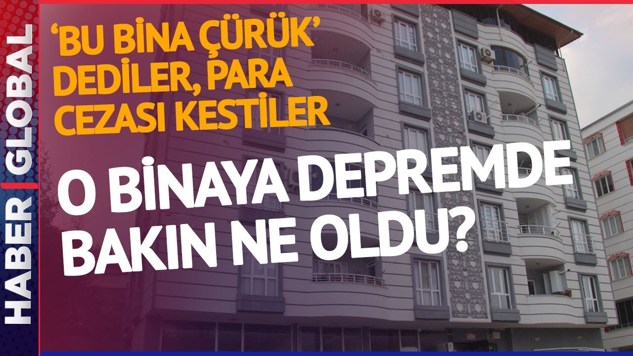 'Çürük' Denilen Bina İki Dev Deprem Sonrası Herkesi Şoke Etti!