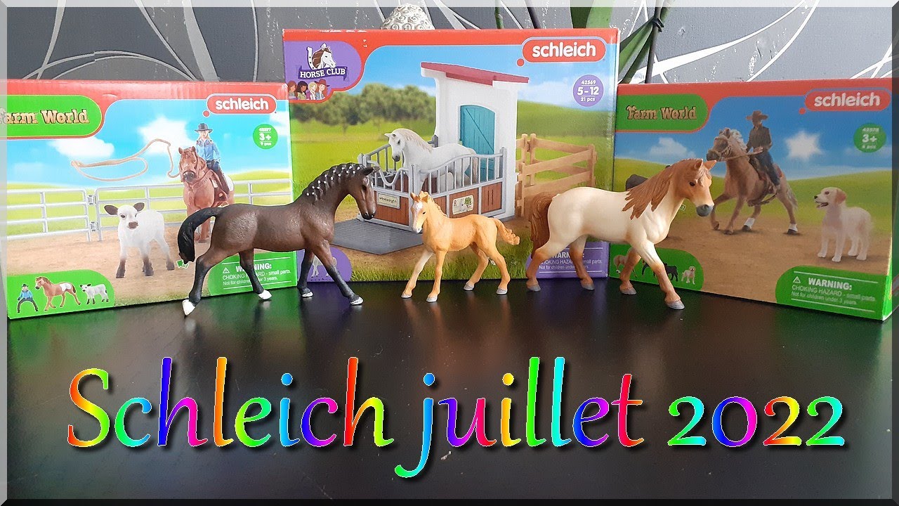 Les Schleich des packs de juillet 2022