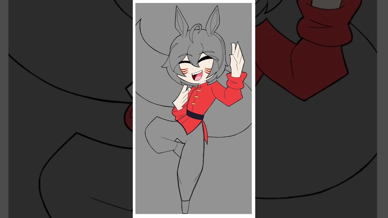 🦊🧧FELIZ A&Ntilde;O NUEVO LUNAR 2026 - Inari Version🧧🦊 #vtuber #anime #dibujo #arte #speedpaint #timelapse
