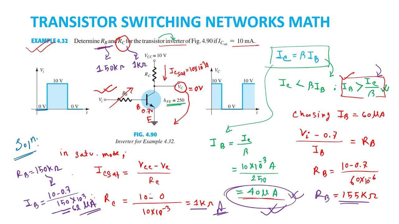 TRANSISTOR SWITCHING NETWORKS MATH (4.32)