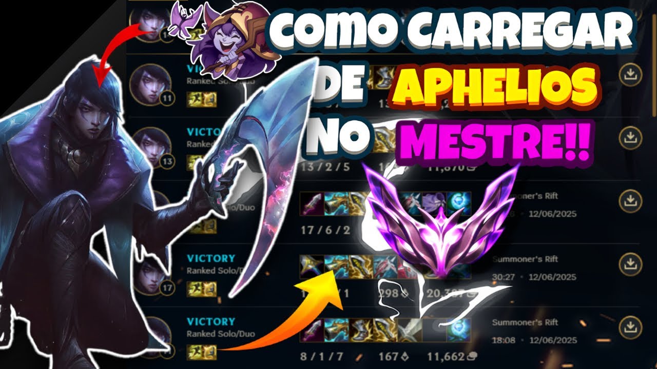 GAMEPLAY EXPLICATIVA DE APHELIOS (FEAT. LULUZINHA)