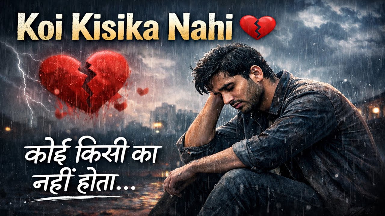 Koi Kisika Nahi 💔 | Heart Touching Sad Song | Emotional Breakup Song