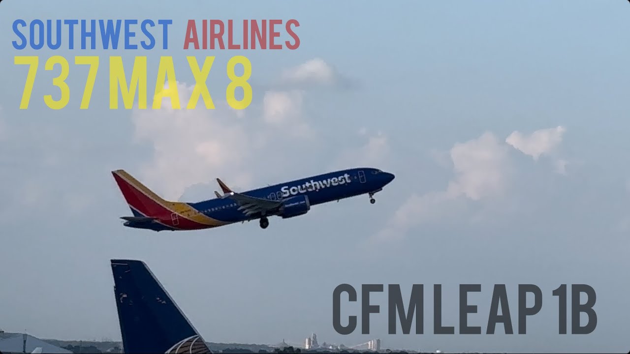 SWA Max-8 howling departure from San Antonio Intl (SAT)