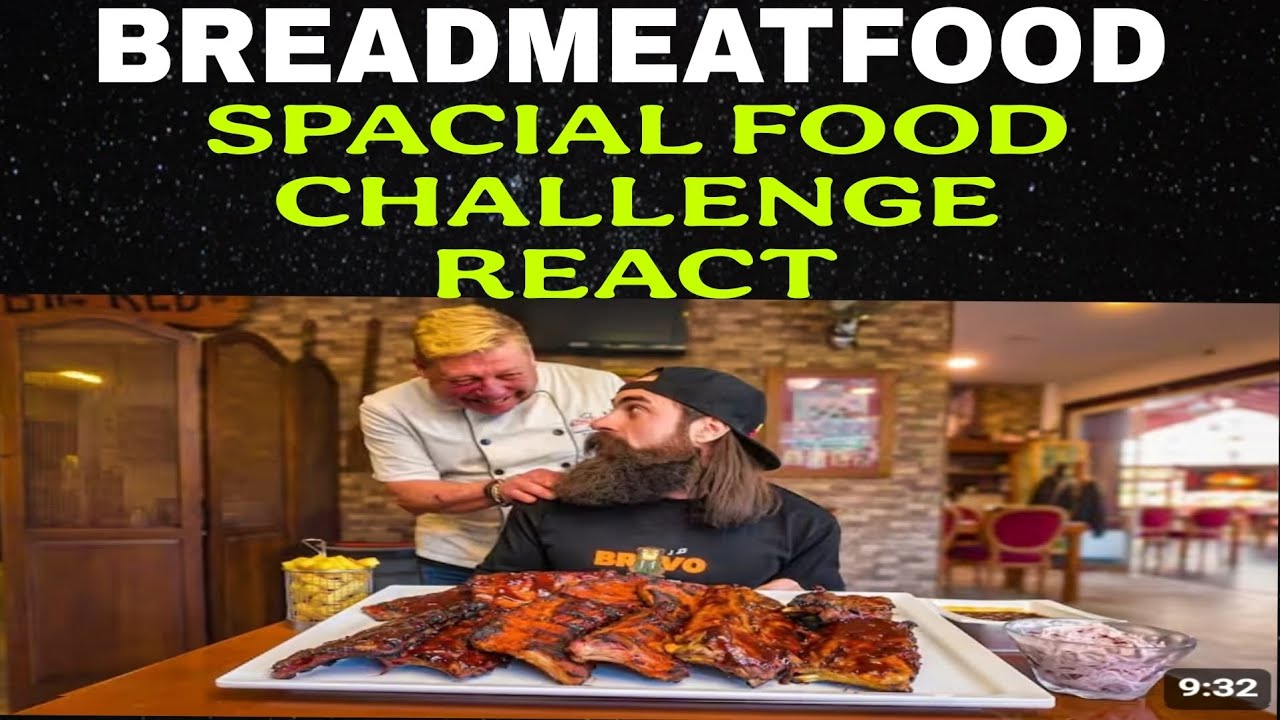 HE FINISHED 3KG 🍗MEAT IN 1 HOUR?! PORTUGAL RIB CHALLENGE REACTION @Beardmeatsfood 