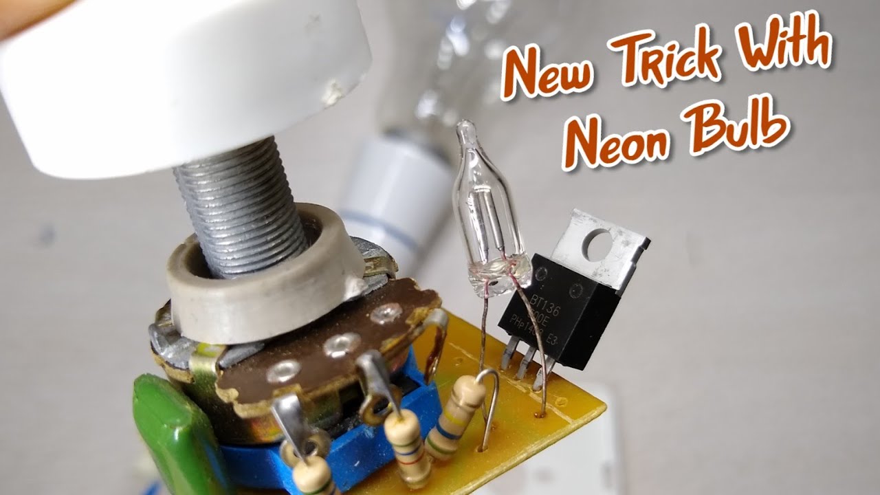 Neon Bulb trick with 1500 watts voltage regulator