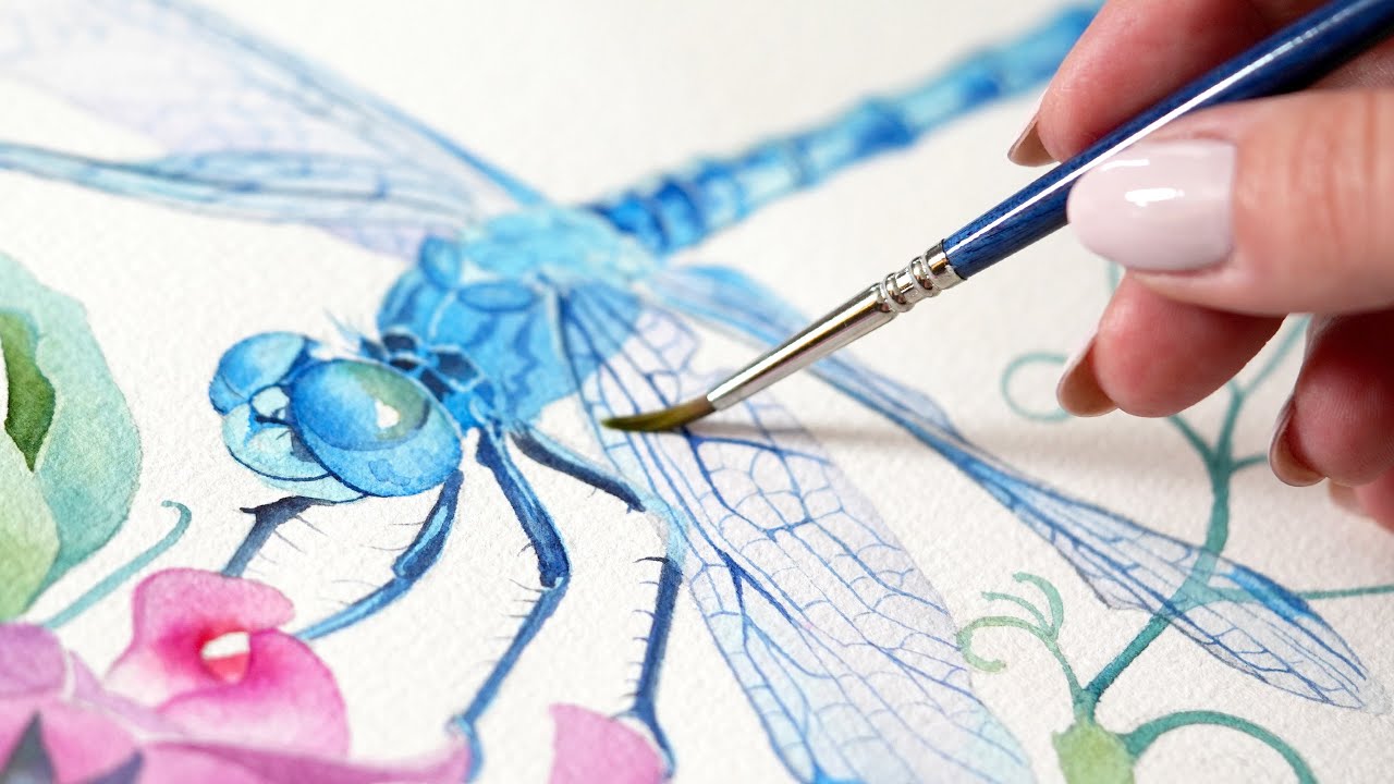 How to Paint Intricate Details 🧚 Watercolor Tutorial