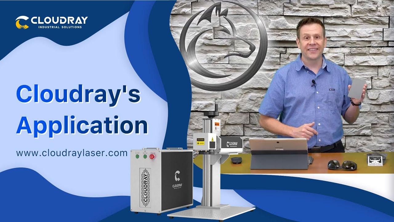 Easy Plaque Engraving With Cloudray QS-50 50W Fiber Laser