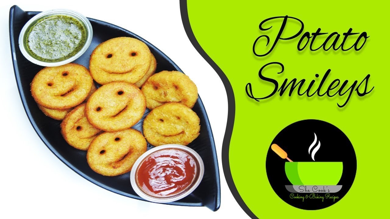 Potato Smiley Recipe / Mccain Potato Bites / /How To Make Potato Smiles Recipe