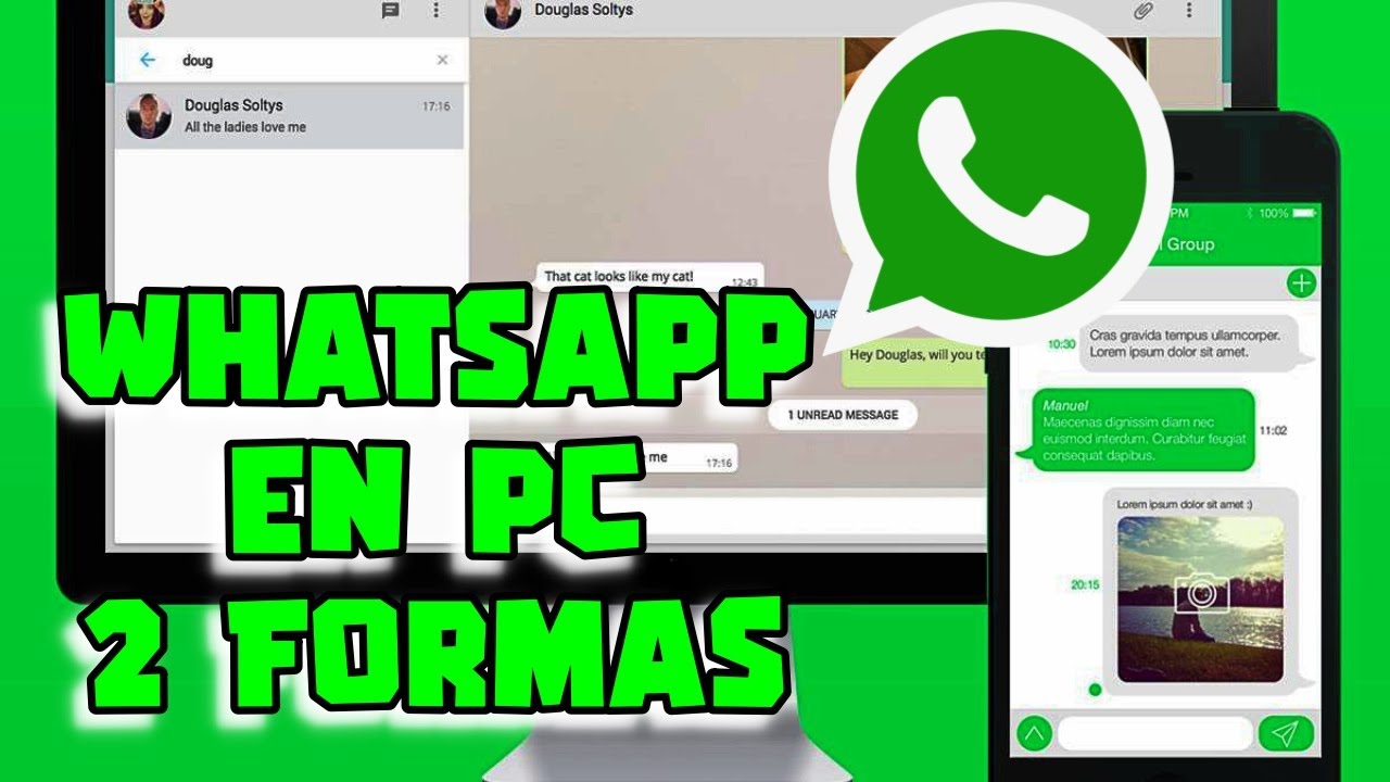 💻 Cómo Abrir WHATSAPP en la Computadora - Sin Celular 📲 - En Whatsapp Web y con Emulador ✅