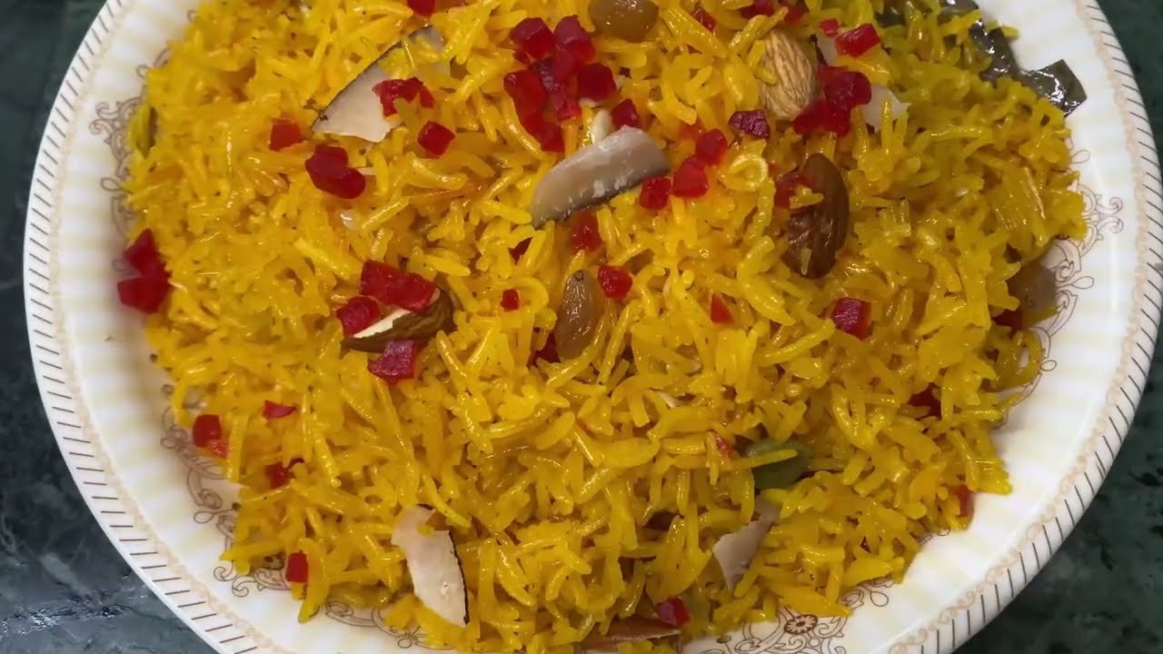  “शादी जैसे जर्दा मीठे चावल | बिल्कुल परफेक्ट स्वाद और रंग | ईद और खास मौकों की रेसिपी😍