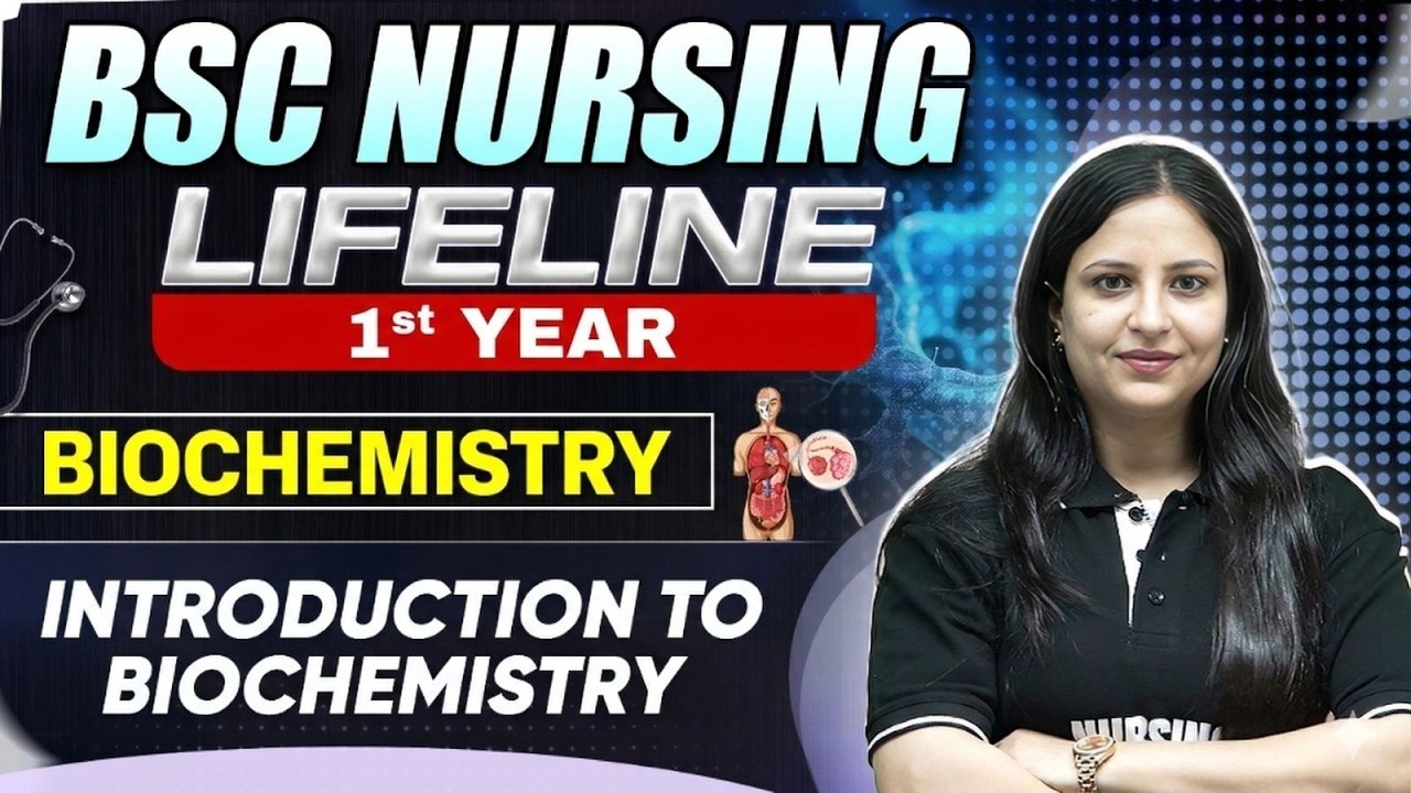 Introduction of Biochemistry B.SC Nursing LifeLine | BSC Nursing Course #bscnursing