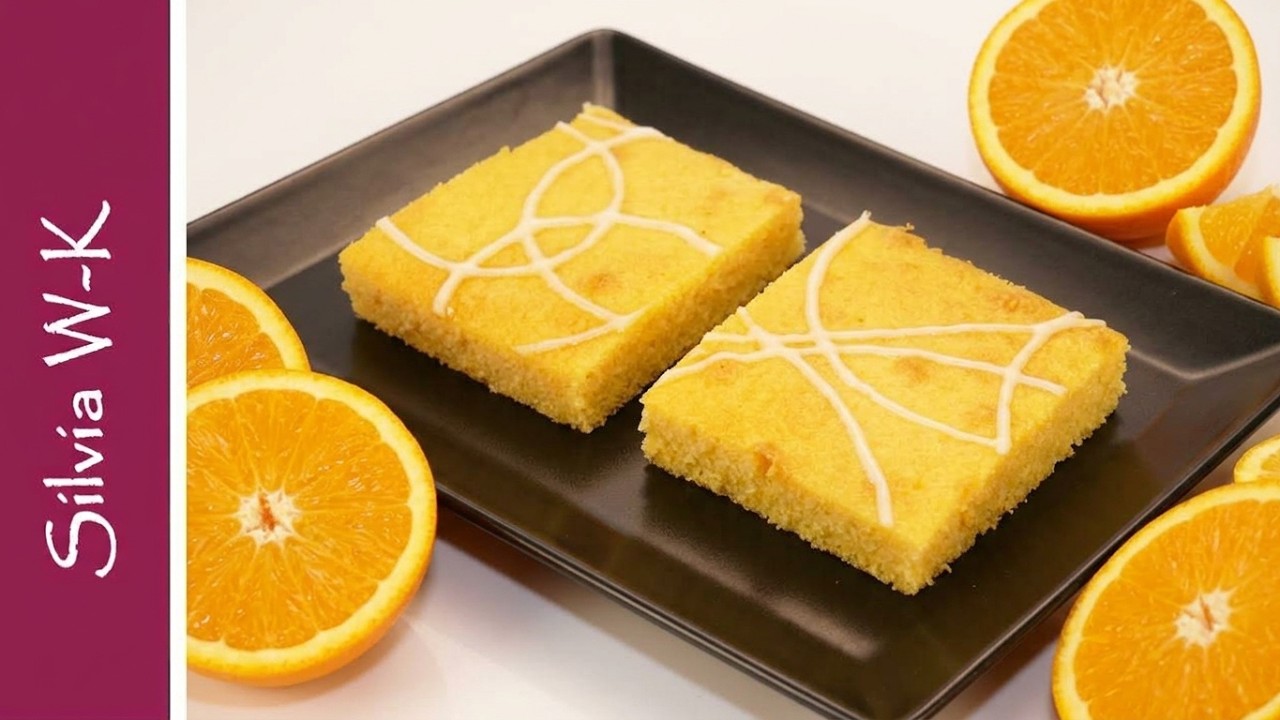 Orangenschnitte / saftig und fruchtig / leicht