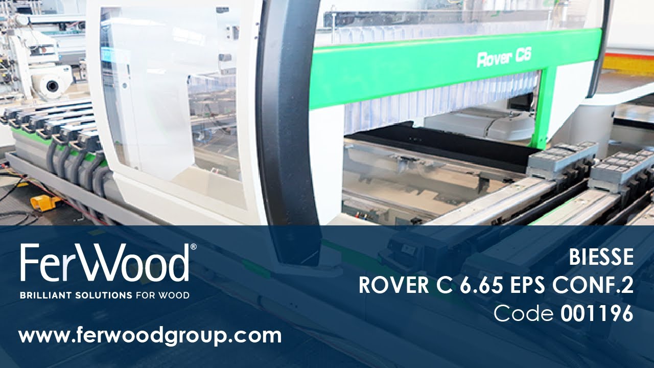 Восстановленный/-ая 4-Ти Осевой Обрабатывающий Центр - BIESSE ROVER C 6.65 EPS CONF.2 – Ferwoodgroup