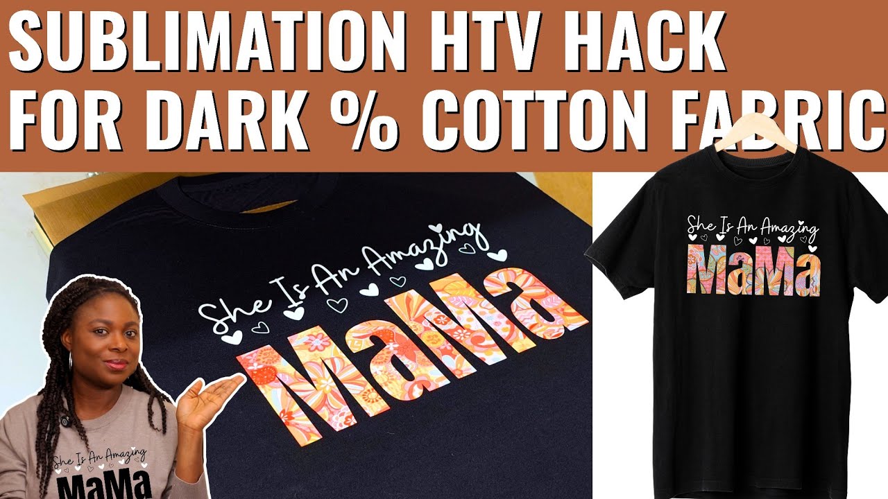 SUBLIMATION ON DARK COTTON SHIRTS | STEP-BY-STEP HOW TO DESIGN IN CANVA & SUBLIMATE ON DARK T-SHIRTS