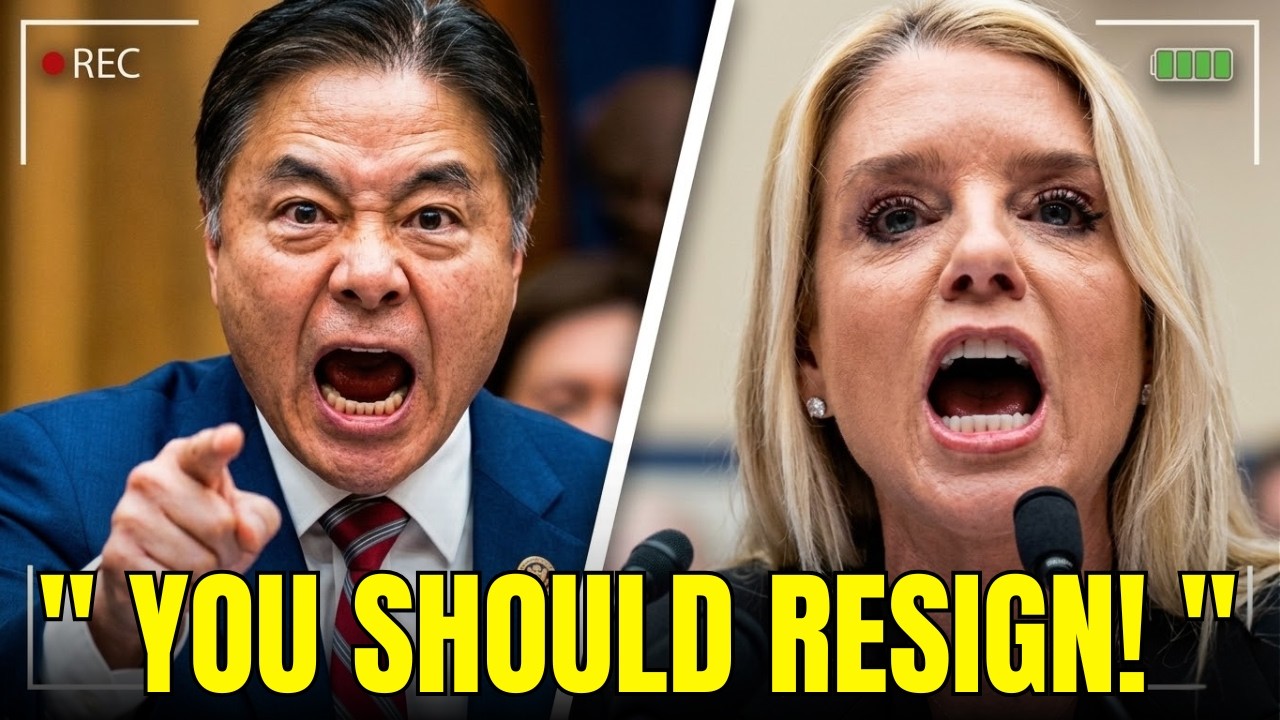 Pam Bondi PANICS After Ted Lieu EXPOSES Her In Explosive Hearing