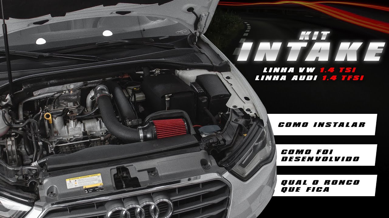 Manual Instalação // Cold Air Intake Motor Vw Audi // Tsi, Tfsi 1.4 16v // RCI GoPower