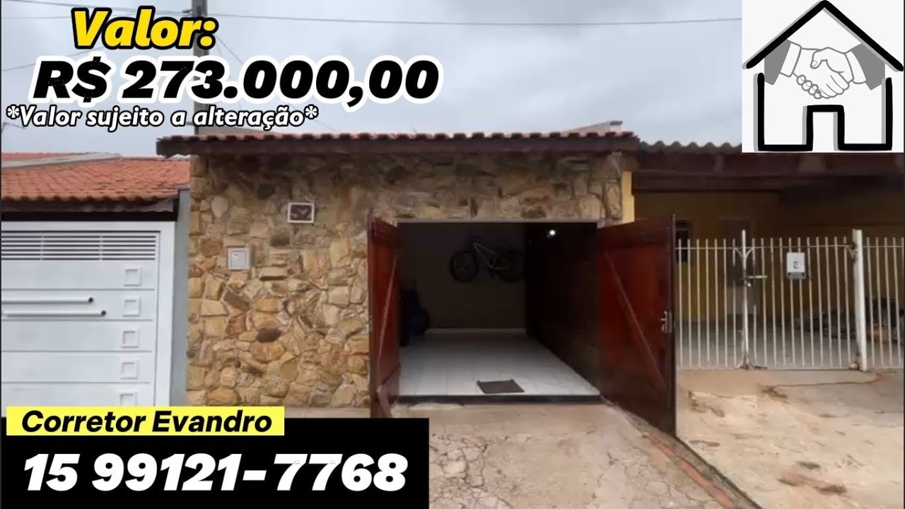 Casa l Venda l San Raphael l Interior l Tatuí/SP