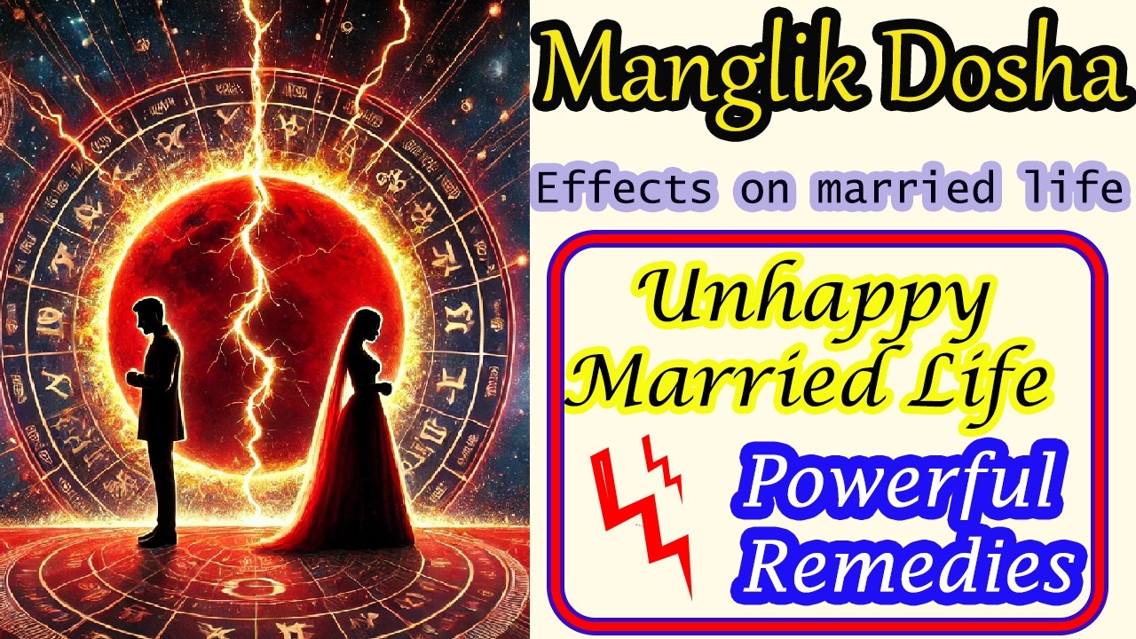 Manglik Dosha Explained | Mars Placement & Marriage Astrology | Complete Truth Revealed
