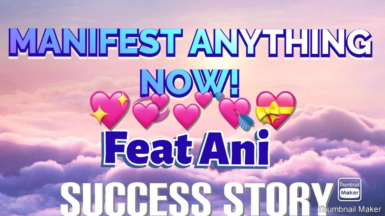 Прояви ВСЁ прямо сейчас! Личная история успеха с ANI 💖💞💕💘💝