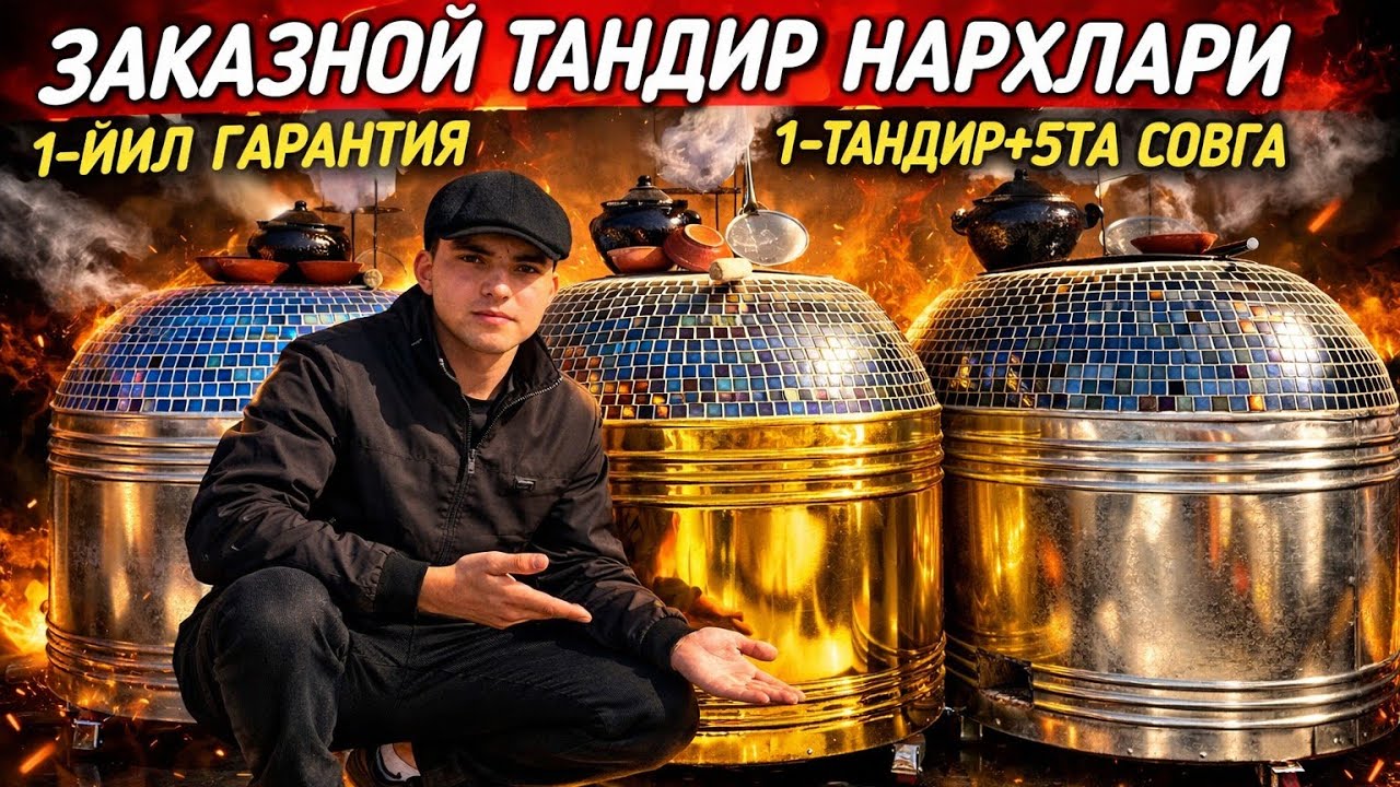 ЗАКАЗНОЙ ТАНДИР НАРХЛАРИ ЎЗБЕКИСТОН БУЙЛАБ ДАСТАВКА !!! КОБУЛОВ