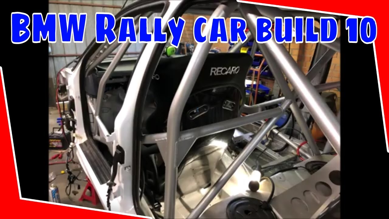 10 BMW Rally - Exhaust and tailshaft fit, dashboard install,  co-driver seat & MoTeC computer
